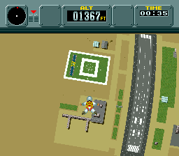 Pilotwings (USA) In game screenshot